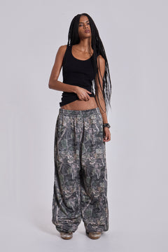 Forest Camo Mesh Vapor Tracksuit Bottoms - XL / Camo