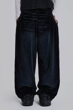 Denim Wash Velour Monster Jogger – view 1