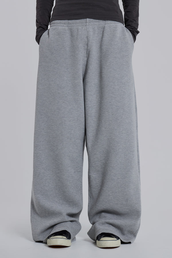 GREY MARL WAFFLE MONSTER JOGGERS
