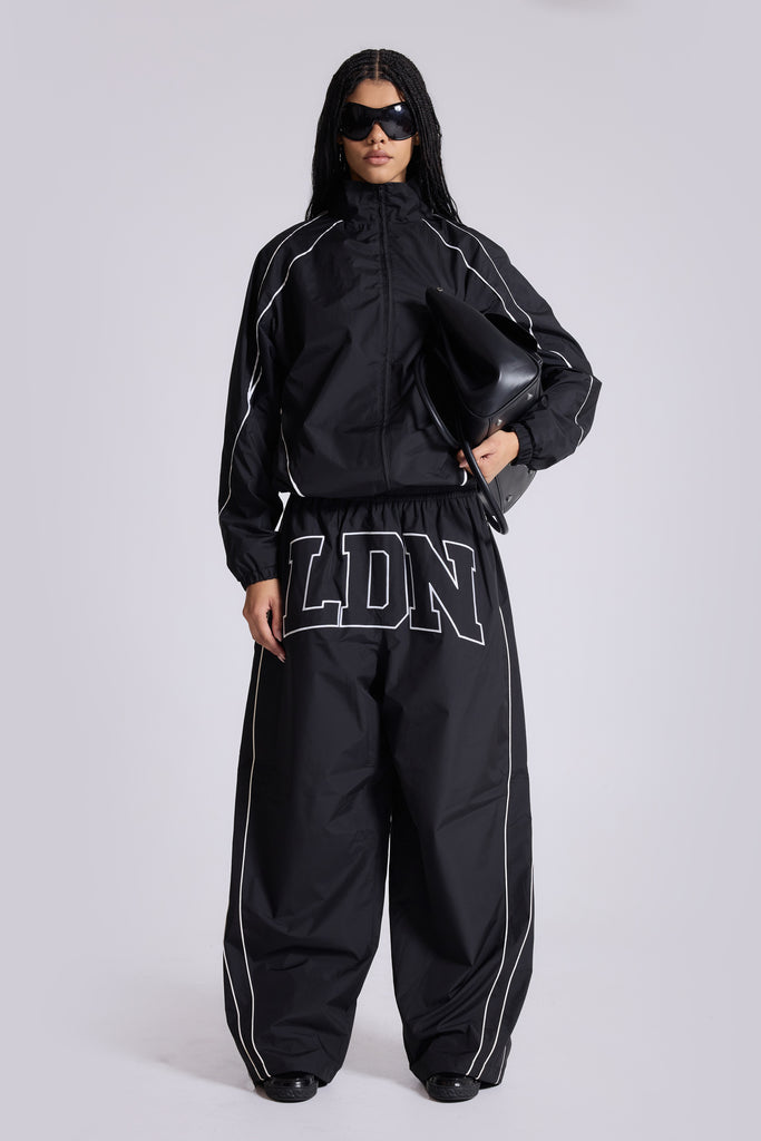【Jaded London】Black Vapor Tracksuit Black LDN Vapor Joggers | Jaded London | Clothing
