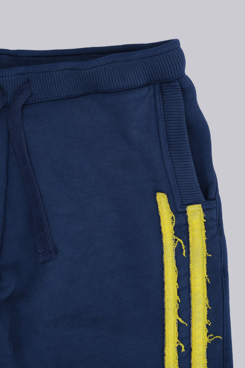 13 Stripe Bootcut Jogger in Navy