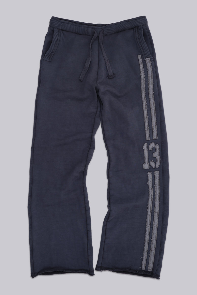 13 Stripe Bootcut Jogger in Charcoal