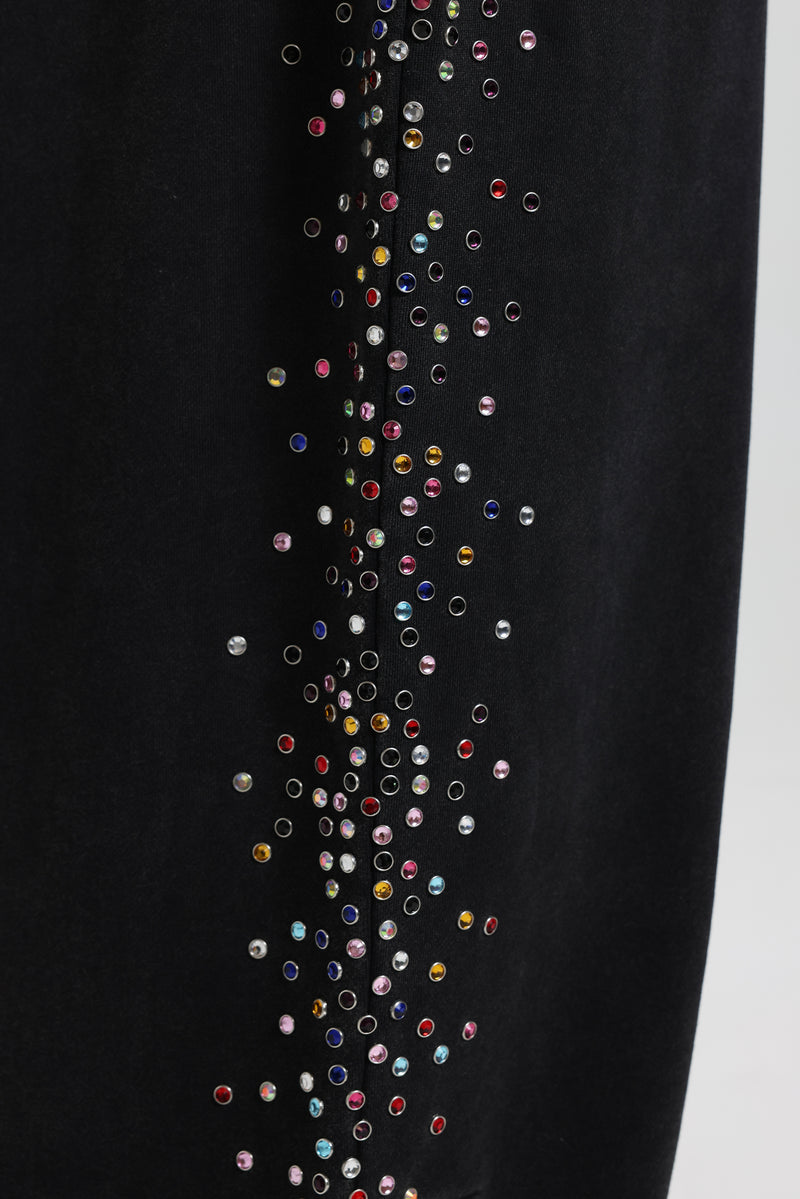 Black Diamante Hardcore Joggers