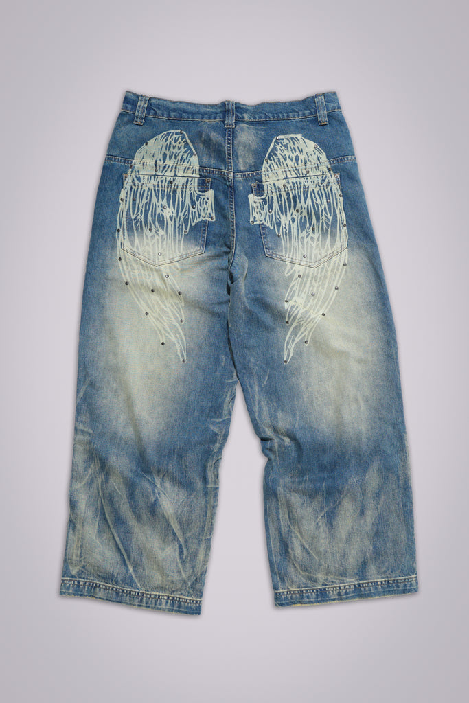 Blue Ethereal Colossus Jeans