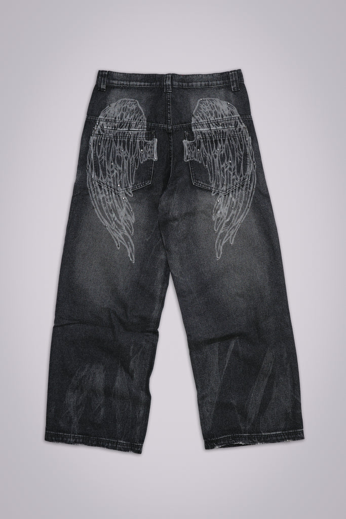 Black Ethereal Colossus Jeans