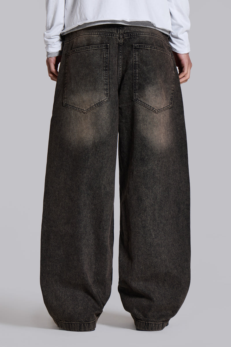 Shop Acid Brown Colossus Jeans | Jaded London | Clothing