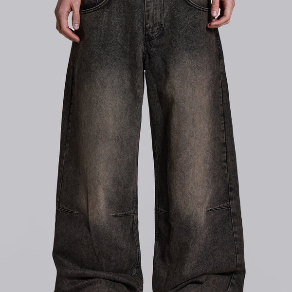 Shop Acid Brown Colossus Jeans | Jaded London | Clothing