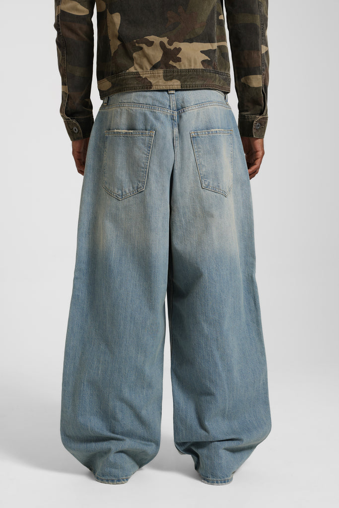 Shop Light Wash Slub XL Colossus Jeans | Jaded London | Clothing