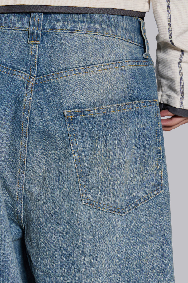 Shop Light Wash Slub XL Colossus Jeans | Jaded London | Clothing
