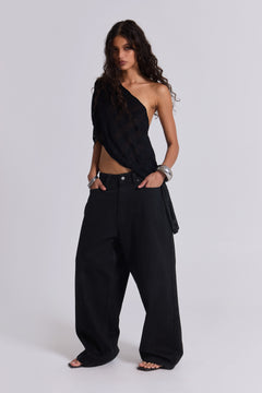 Solid Black XL Colossus Jeans – view 1