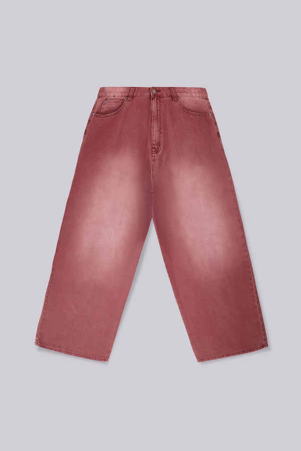 Burgundy Washed XL Colossus Jeans