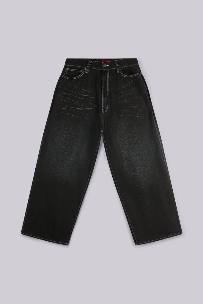 Black Coated XL Colossus Jeans