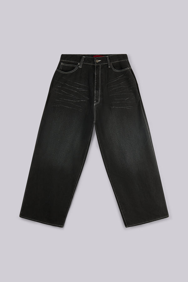 Black Coated XL Colossus Jeans