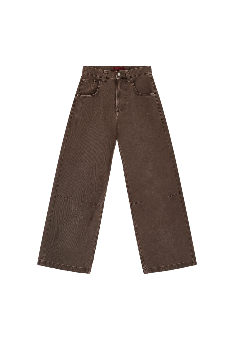 Washed Brown Colossus Jeans | Jaded London Washed Brown Colossus Jeans | Jaded London