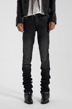 Washed Black Drain Jeans - W26 / Black