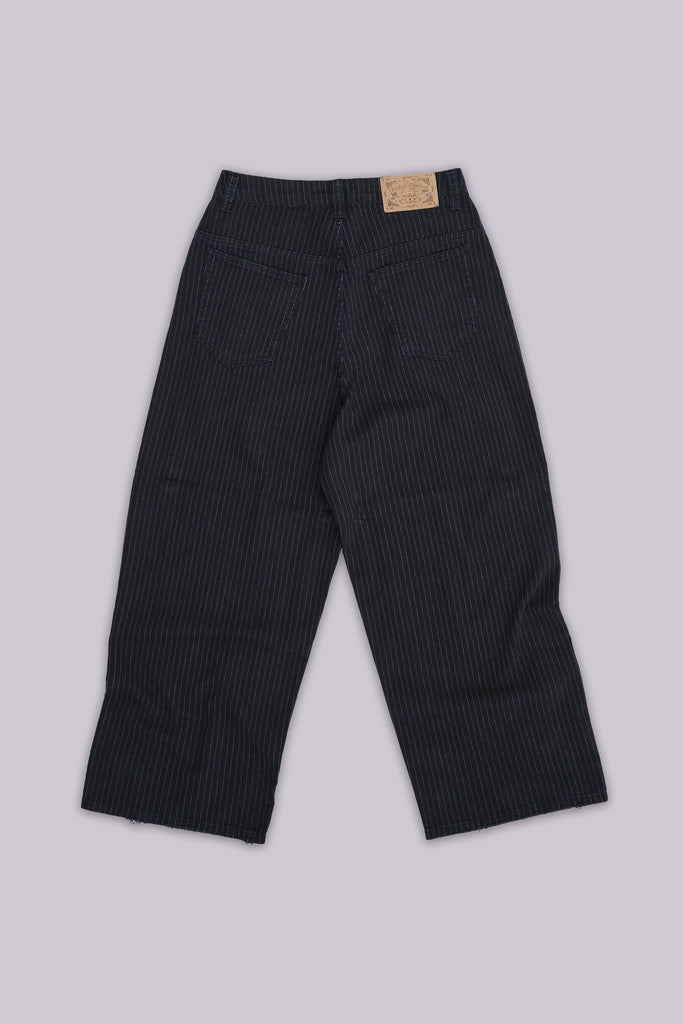 Black Pinstripe XL Colossus Jeans