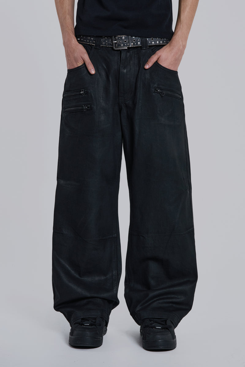 Coated Zip Colossus Jeans