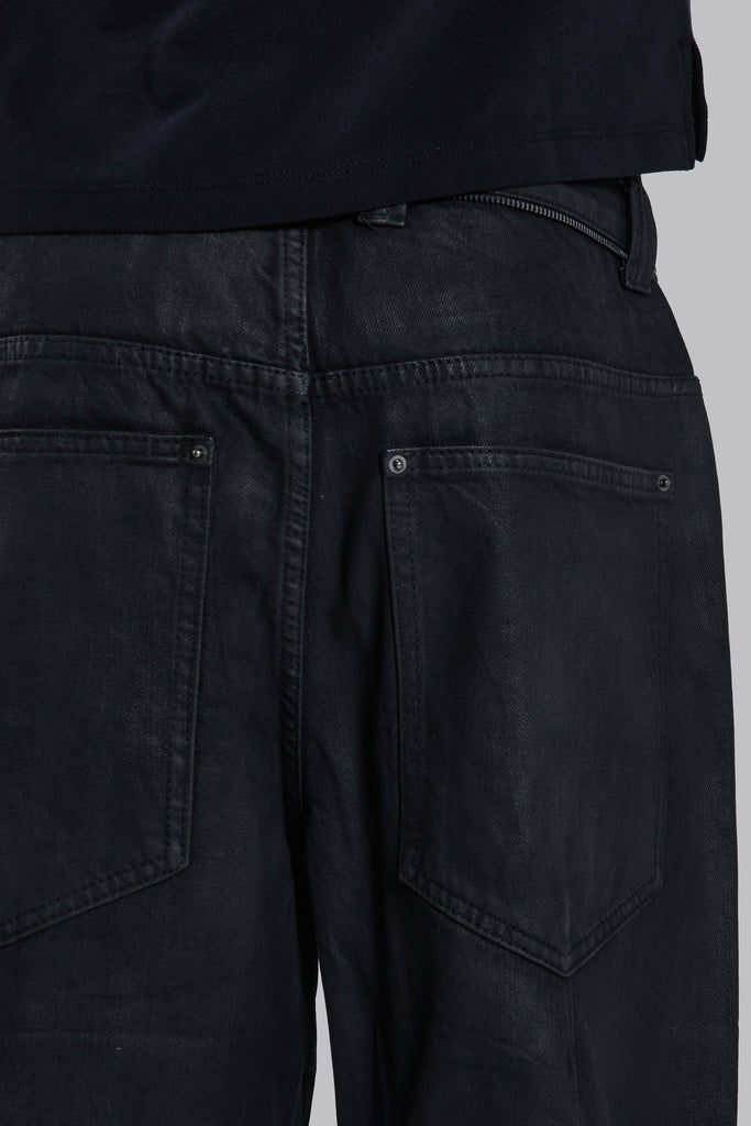 Coated Zip Colossus Jeans | Jaded London | Clothing