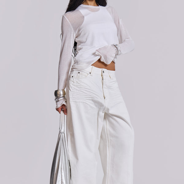 Off White XL Colossus Jeans | Jaded London | Clothing