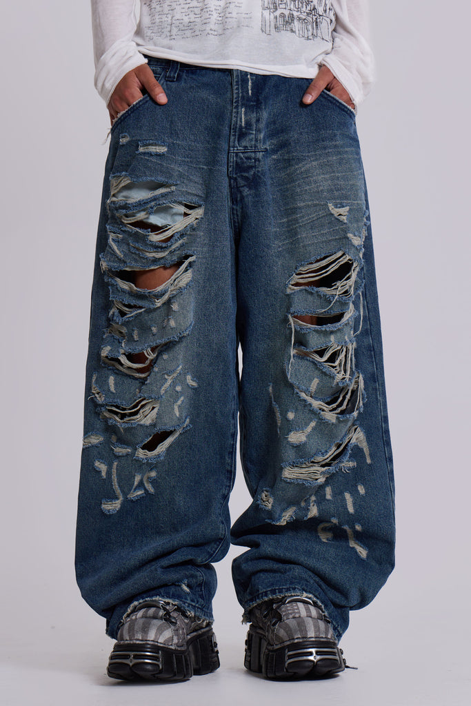 Destroyed XL Colossus Jeans