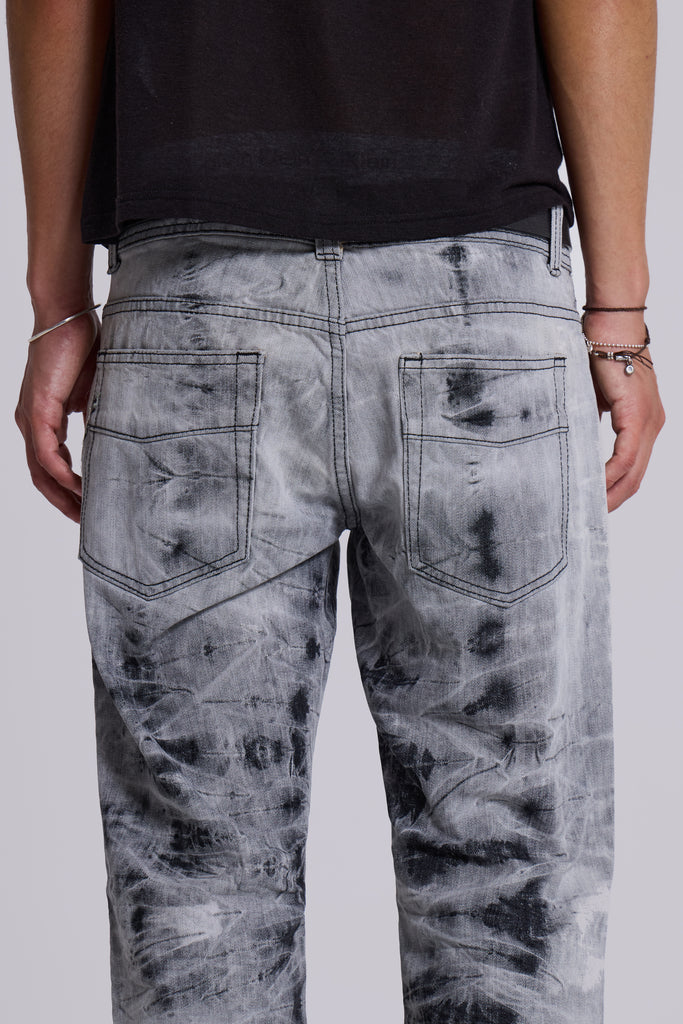Grey Tie Dye Drift Jeans