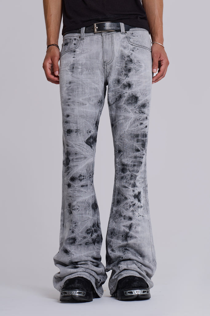 Grey Tie Dye Drift Jeans