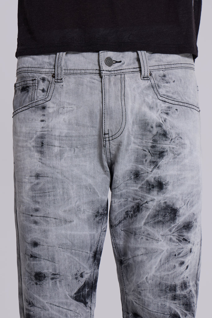 Grey Tie Dye Drift Jeans