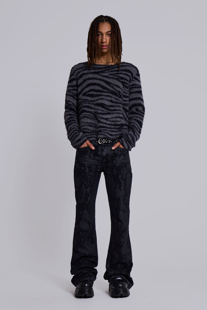 Wax Coated Drift Jeans