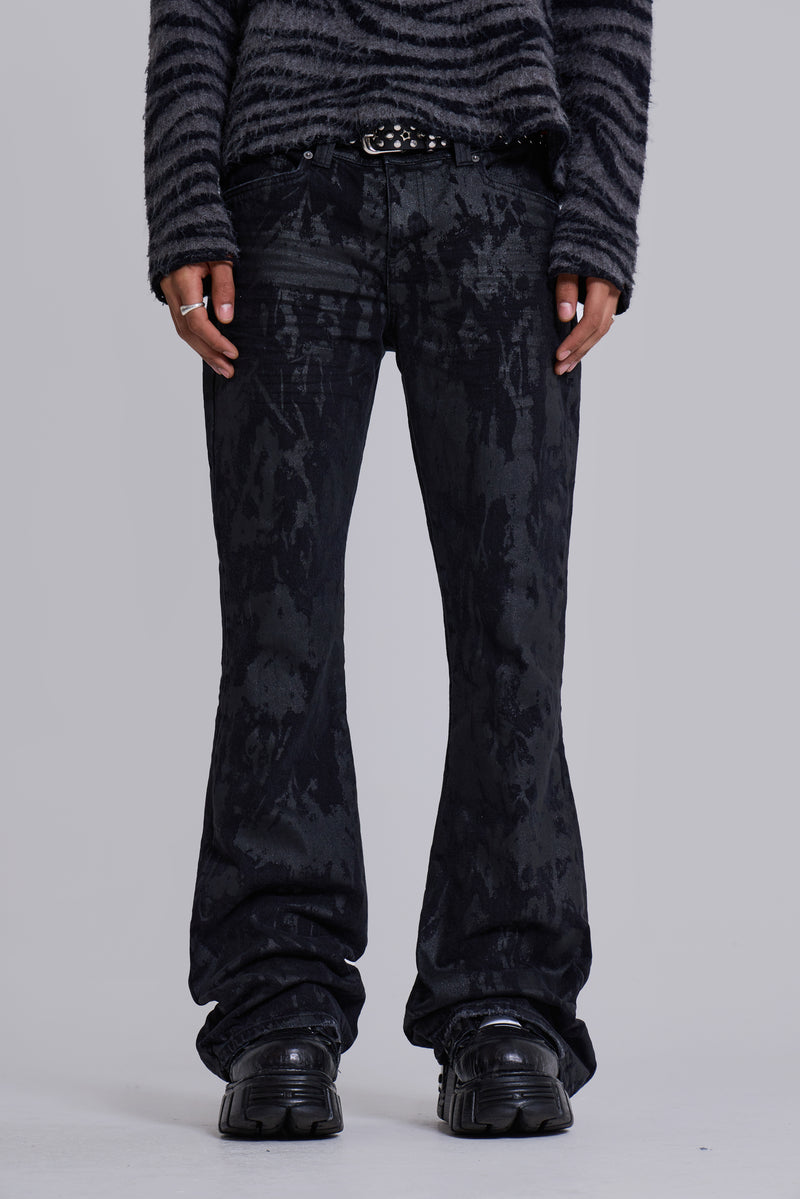 Wax Coated Drift Jeans