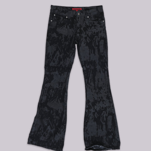 JADED LONDON デニムw32 Wax Coated Drift Bootcut Jeans | Jaded London | Clothing