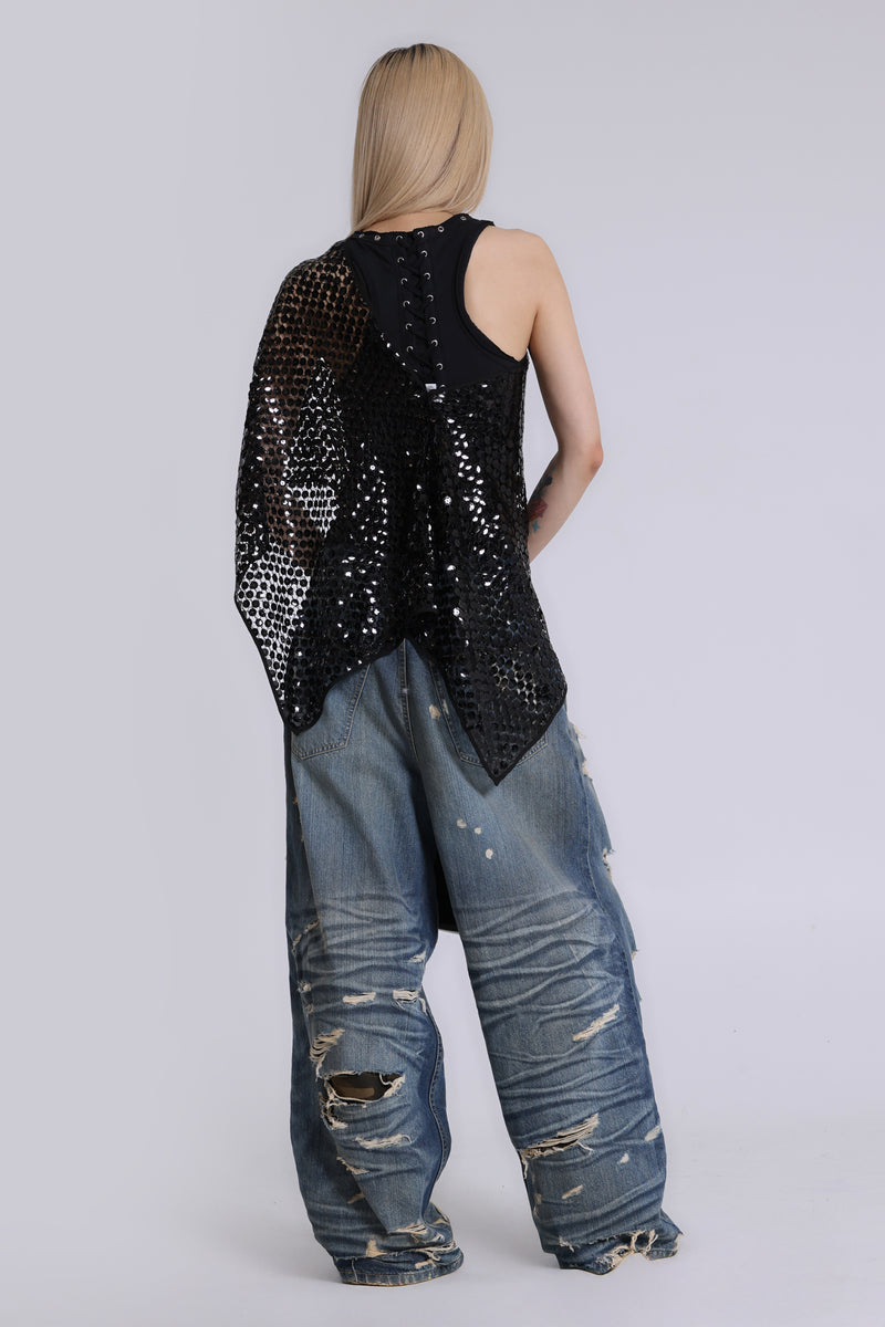 Hidden Camo Ripped XL Colossus Jeans