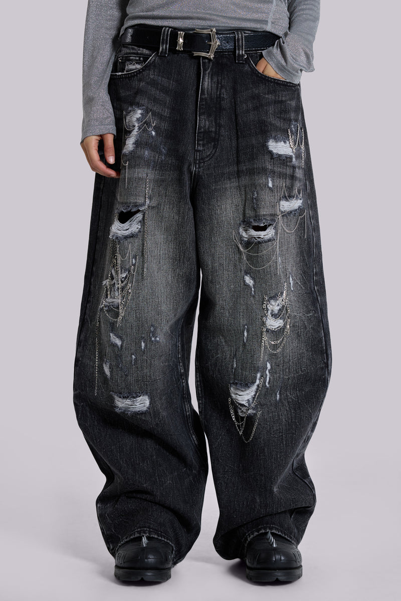 Chain Distressed XL Colossus Jeans