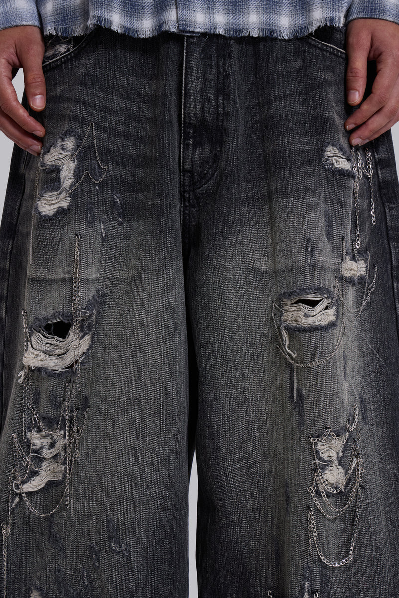 Chain Distressed XL Colossus Jeans