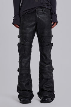 Moto Drift Bootcut Trousers - W26 / Black