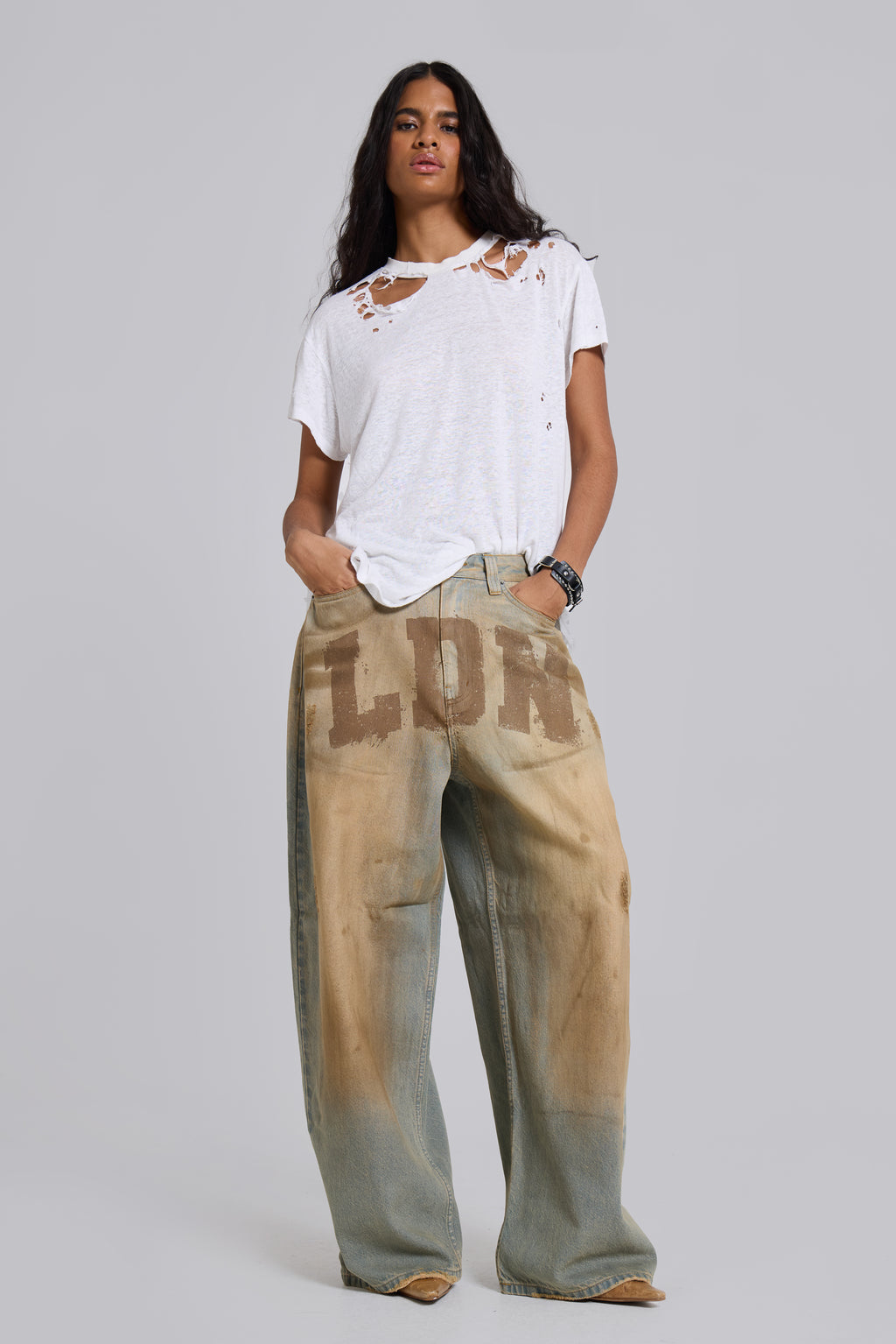LDN Mud Colossus Jeans | Jaded London | Clothing