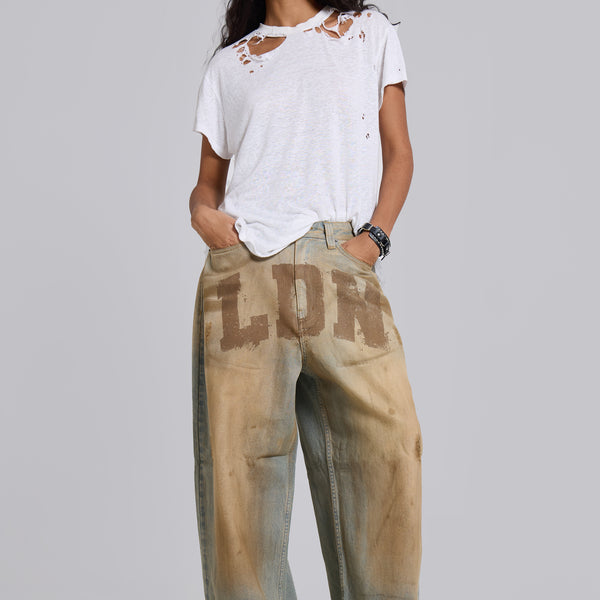 LDN Mud Colossus Jeans | Jaded London | Clothing