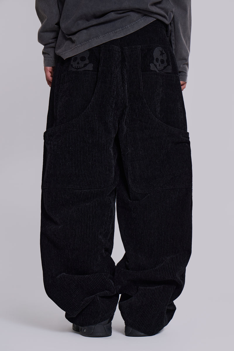 Black Skull XL Cord Colossus Jeans