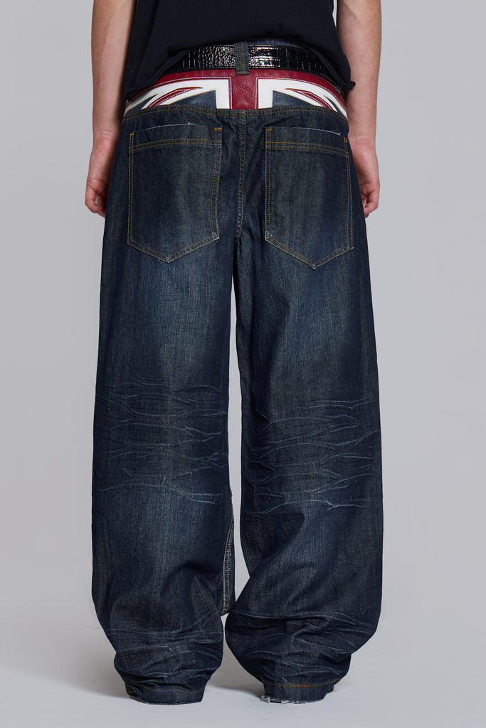Union Jack Indigo Colossus Jeans