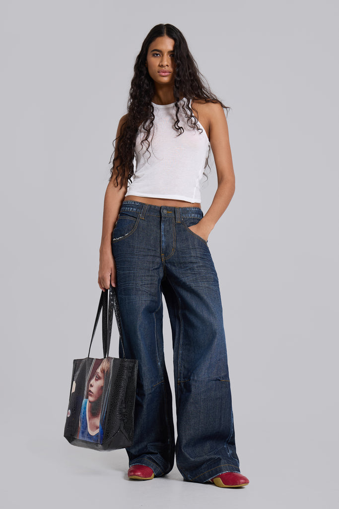 Union Jack Indigo Colossus Jeans