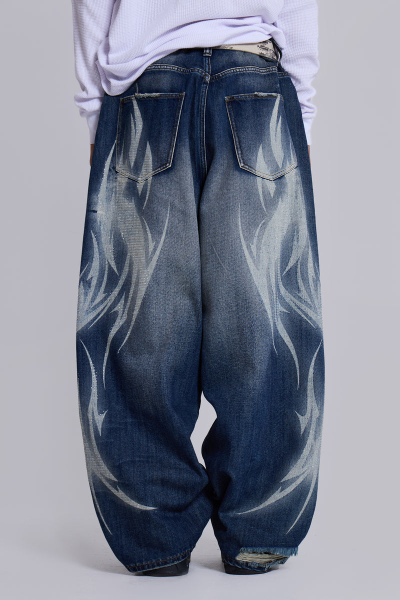 Blue Jewel Blade XL Colossus Jeans