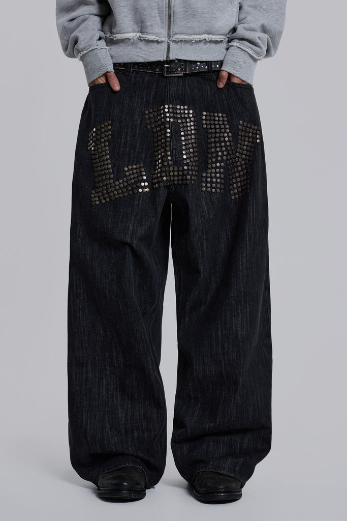 LDN Stud XL Colossus Jeans | Jaded London | Clothing