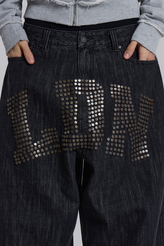 LDN Stud XL Colossus Jeans | Jaded London | Clothing