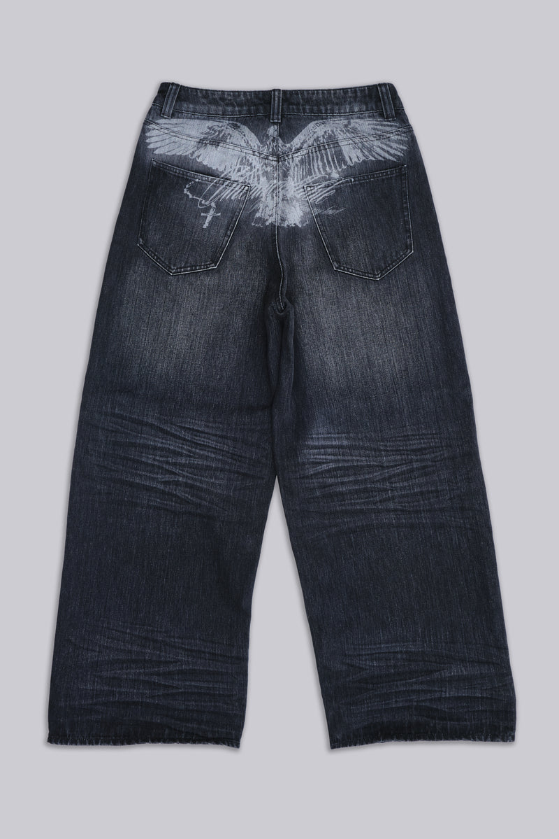 パンツ Jaded London Falcon Colossus Jeans W30 Black Falcon XL Colossus Jeans | Jaded London | Clothing
