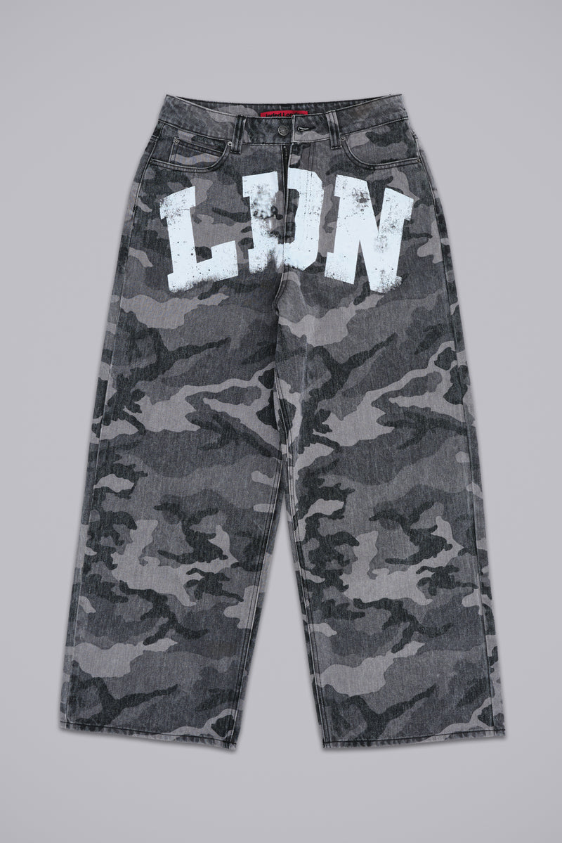 Camo LDN XL Colossus Jeans | Jaded London | Clothing
