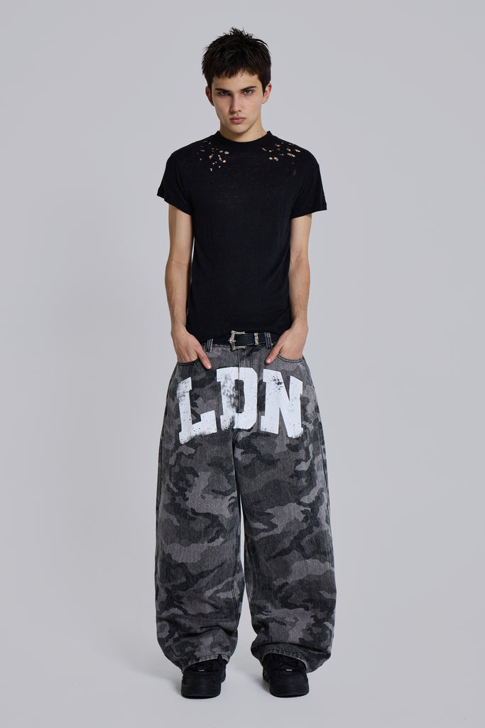 Camo LDN XL Colossus Jeans | Jaded London | Clothing