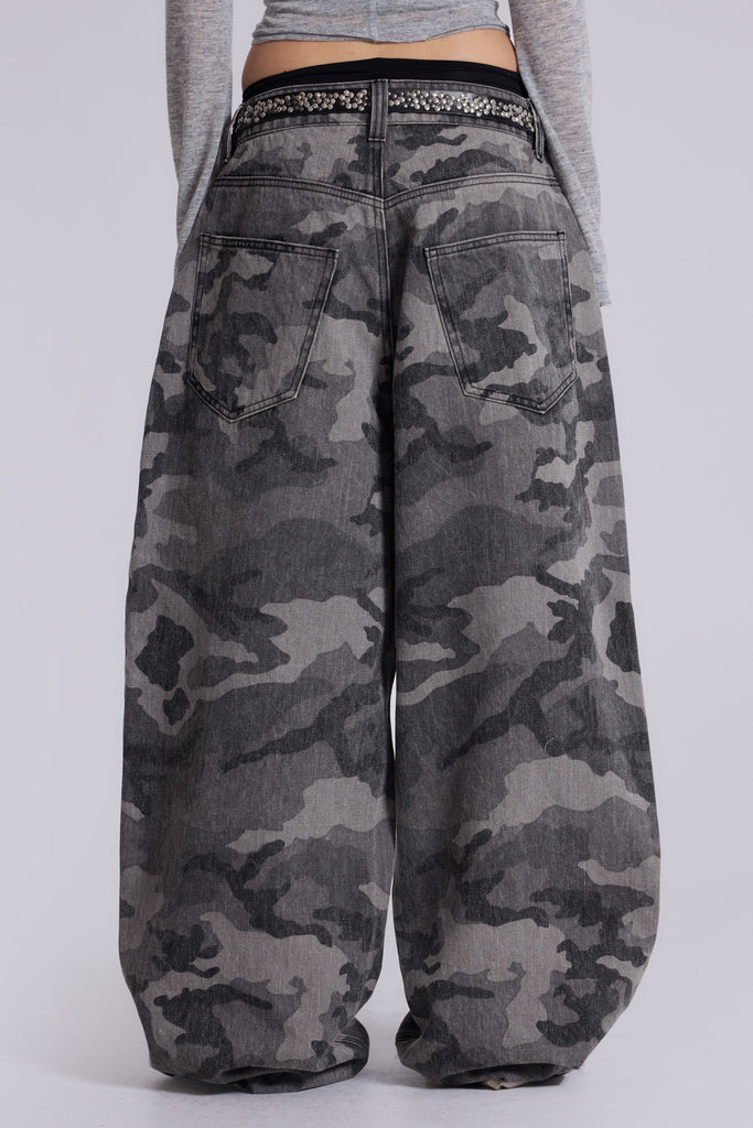 Camo LDN XL Colossus Jeans | Jaded London | Clothing