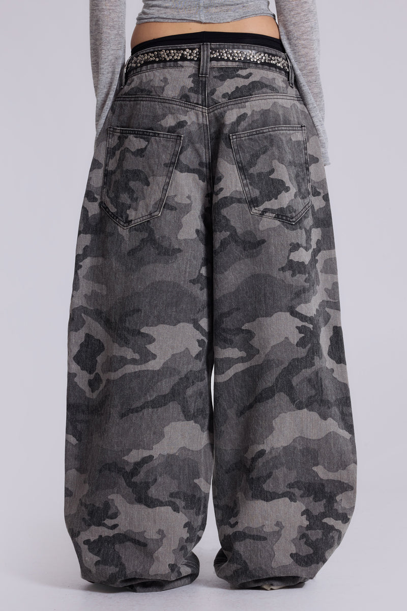 Camo LDN XL Colossus Jeans | Jaded London | Clothing