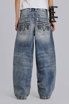 Rock Revival Broken Road Jeans - W26 / Blue