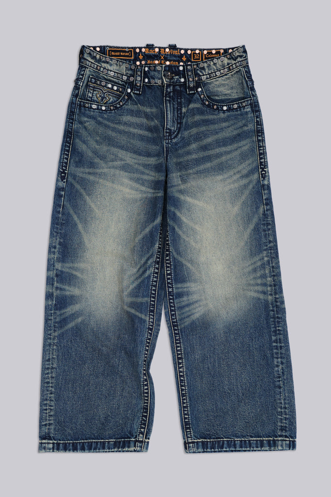 【人気】Jaded London ジーンズ　W30 Rock Revival Heavy Stud Jeans | Jaded London | Clothing