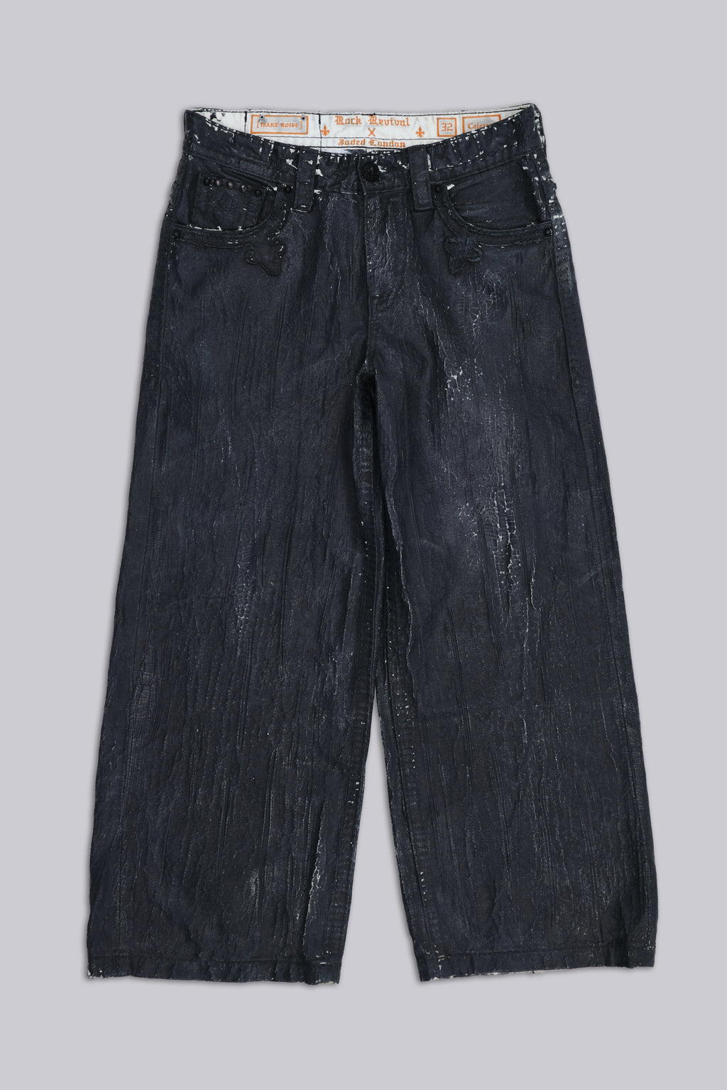 Rock Revival Moto Wax Jeans | Jaded London | Clothing